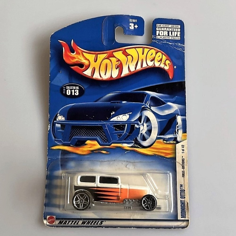NEW VINTAGE HOT WHEELS MIDNIGHT OTTO 2002 FIRST EDITIONS